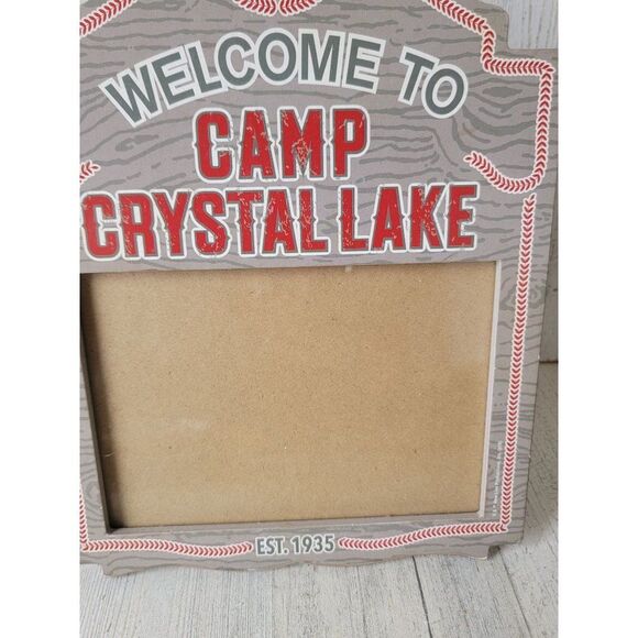 Spirit Halloween welcome to Camp Crystal Lake photo frame decor - Picture 3 of 6